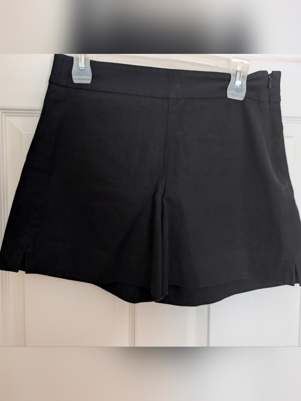 Women's Black High-Waist Skort Shorts